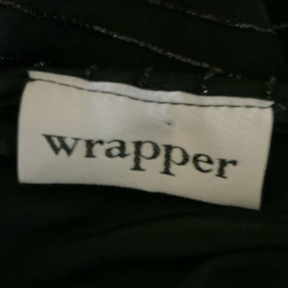 Wrapper Striped Blouse Womens XS 3/4 Sleeve Square Neck Casual Preppy Pullover - Picture 5 of 5